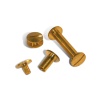 BRASS BINDING SCREWS NICKEL PLATED 13MM X 100 | code: 13GI06113B